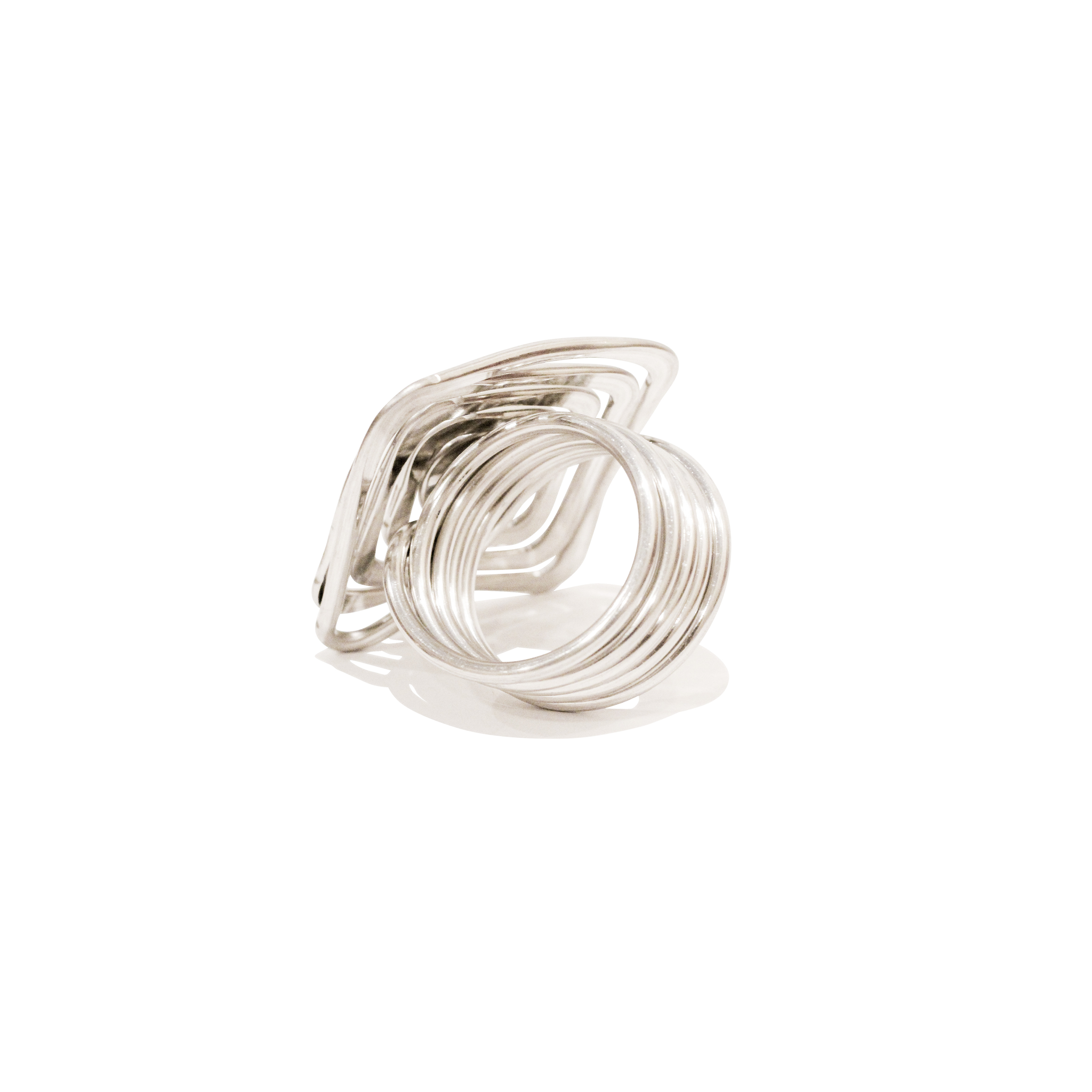 silver scarf ring