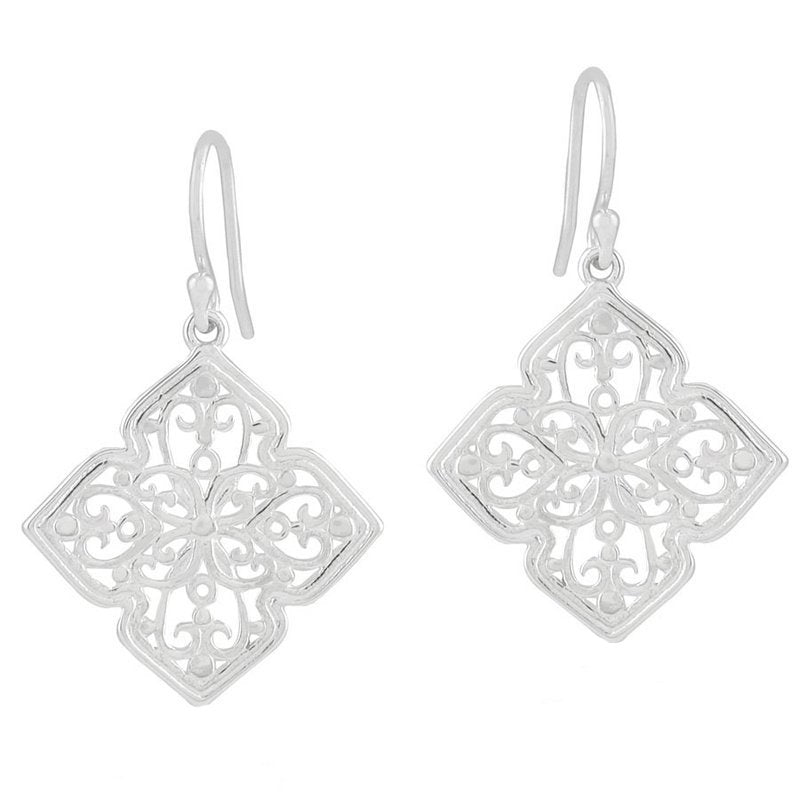 Courtyard Four Petal Earrings