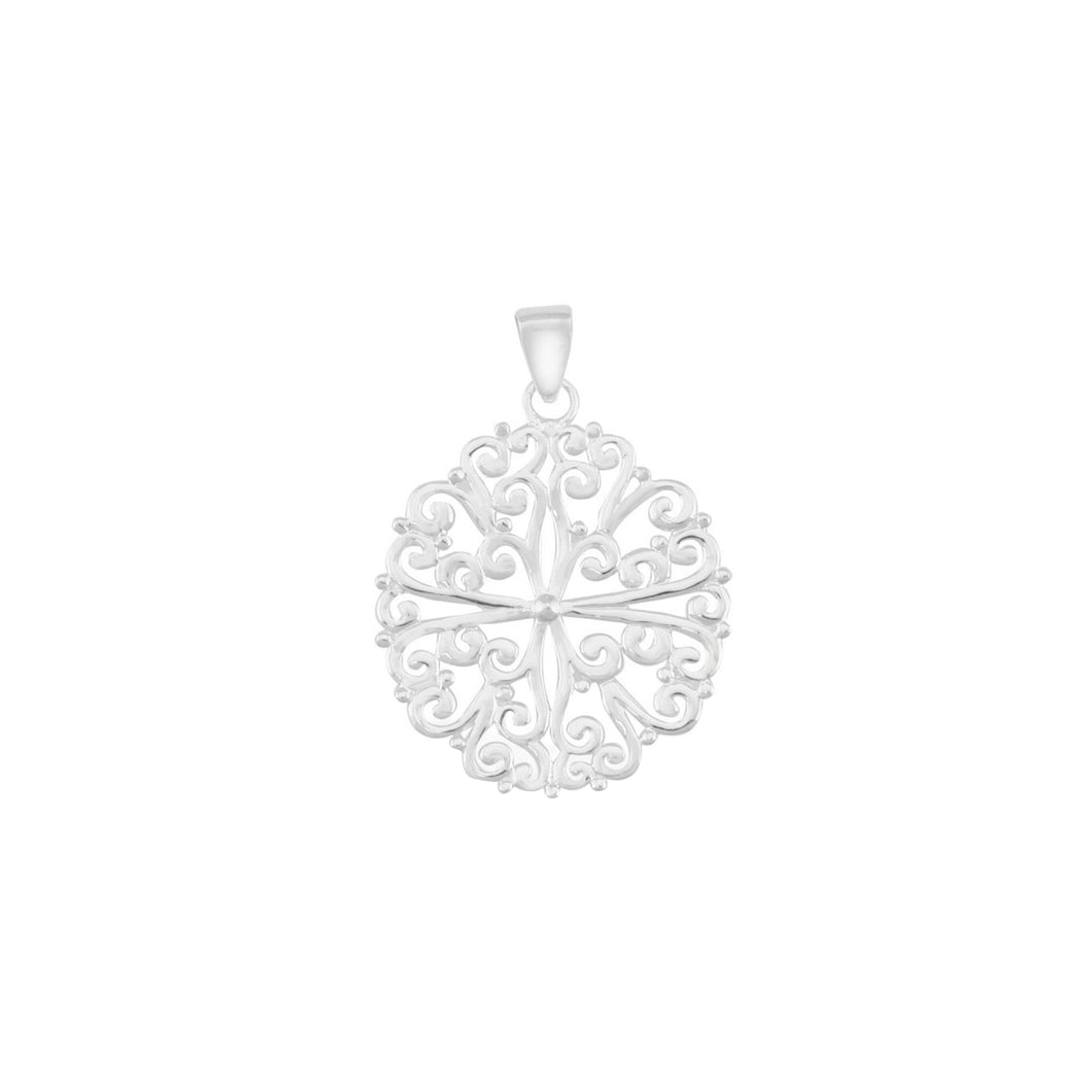 Round Filigree Pendant