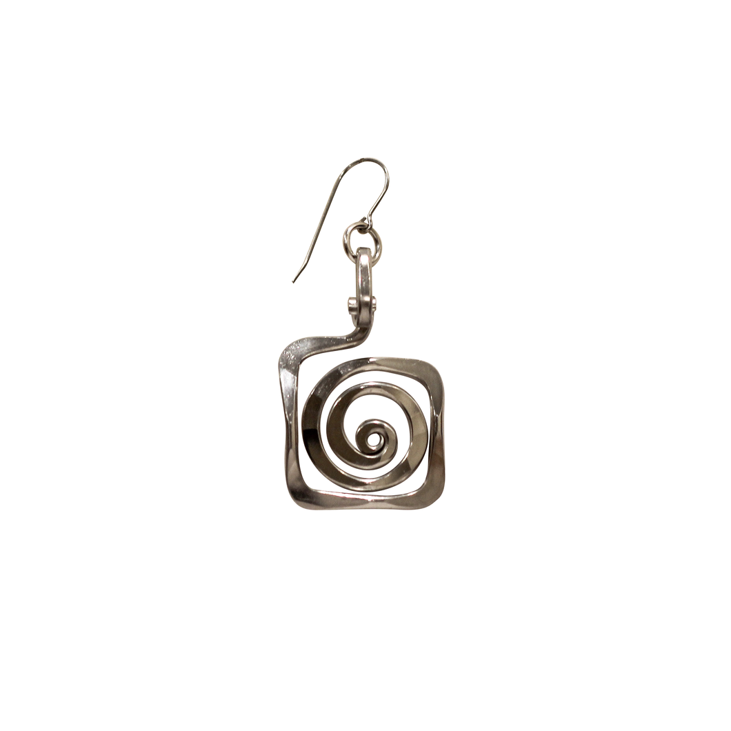 Square Curl | Earrings, Pendant