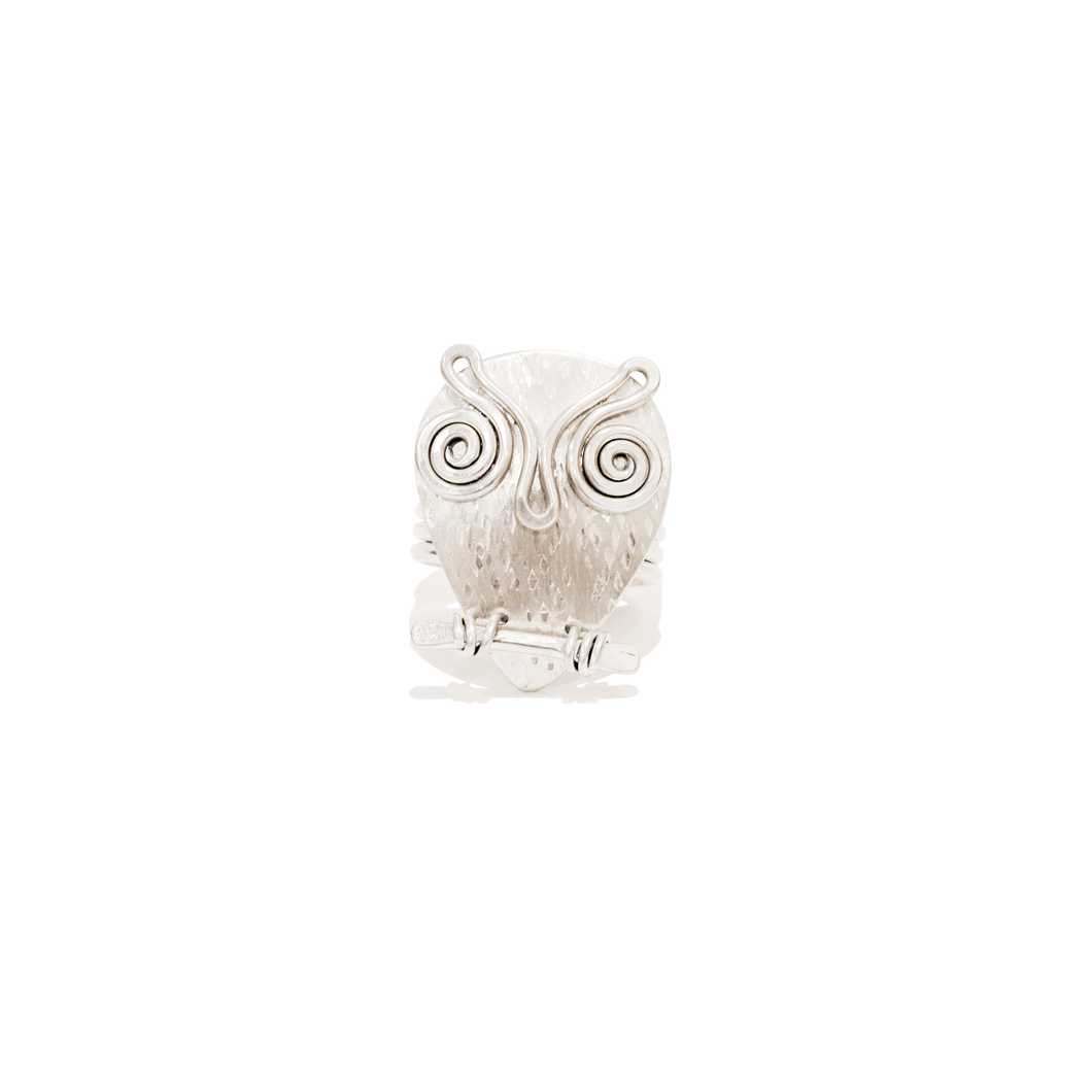 Wise Old Owl | Earrings, Pendant, Ring, Cuff